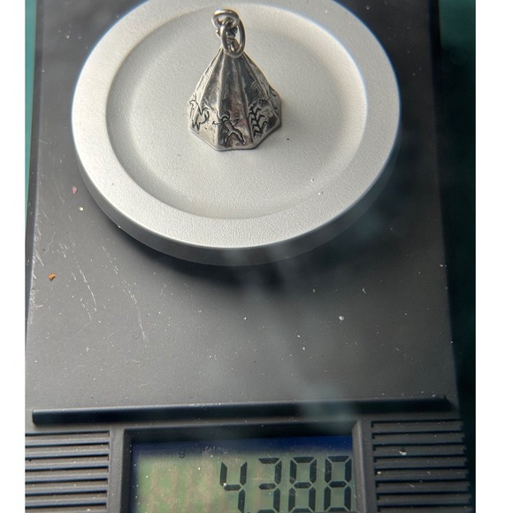 Sterling Silver 925 Teepee Storyteller Charm Pendant Buffalo Sun Hunter Signed - Picture 8 of 9